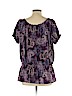 Croft & Barrow 100% Cotton Purple Short Sleeve Top Size 1X - photo 2