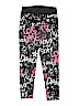 Justice 100% Polyester Print Black Leggings Size 18 - photo 1