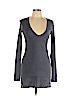 James Perse 100% Supima Cotton Gray Casual Dress Size Lg (3) - photo 1