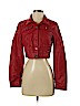 rue21 100% Polyurethane Red Faux Leather Jacket Size S - photo 1