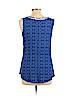 Avenue 100% Rayon Blue Sleeveless Blouse Size 10 - 12 Plus - photo 2