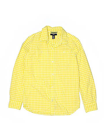 Gap Kids Outlet Long Sleeve Button-Down Shirt (view 1)