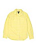 Gap Kids Outlet 100% Cotton Yellow Long Sleeve Button-Down Shirt Size L (youth) - photo 1