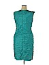 London Times 100% Polyester Teal Casual Dress Size 14 - photo 2