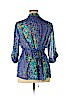 Apt. 9 100% Polyester Blue Short Sleeve Blouse Size 1X - photo 2