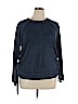 a.n.a. A New Approach Blue Long Sleeve Top Size XL - photo 1