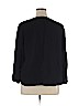Old Navy 100% Viscose Rayon Black Long Sleeve Blouse Size XL - photo 2