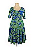 Lularoe Blue Casual Dress Size XL - photo 1