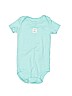 Simple Joys by Carter's 100% Cotton Blue Short Sleeve Onesie 9-12 MO / 12 MO - photo 1