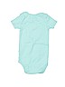 Simple Joys by Carter's 100% Cotton Blue Short Sleeve Onesie 9-12 MO / 12 MO - photo 2