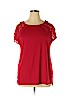 St. John's Bay Red Short Sleeve Top Size 1X - photo 1