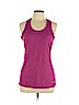 Nike 100% Polyester Purple Active Tank Size L - photo 1
