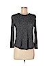 H&M 100% Viscose Black Long Sleeve T-Shirt Size S - photo 1