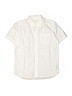 Gap Kids 100% Cotton White Short Sleeve Button-Down Shirt Size 10 - photo 1