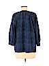Joie 100% Silk Blue 3/4 Sleeve Silk Top Size S - photo 2
