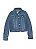 Justice Blue Denim Jacket Size 12 - photo 1