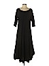 Eileen Fisher 100% Wool Black Casual Dress Size L - photo 1