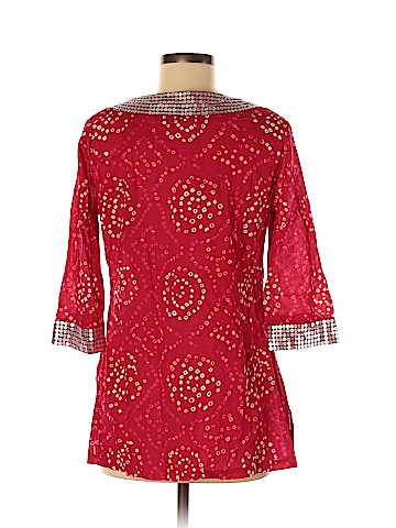 Calypso St. Barth 3/4 Sleeve Blouse (view 2)