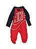 Nike 100% Cotton Graphic Red Long Sleeve Outfit Size Newborn - photo 1