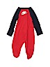 Nike 100% Cotton Graphic Red Long Sleeve Outfit Size Newborn - photo 2