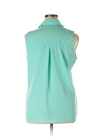 Ann Taylor Factory Sleeveless Button-Down Shirt (view 2)
