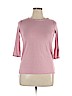 Old Navy Pink 3/4 Sleeve Top Size 14 - photo 1