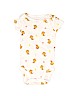 Carter's 100% Cotton White Short Sleeve Onesie Size Newborn - photo 1