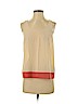 Forever 21 100% Polyester Tan Sleeveless Blouse Size S - photo 1