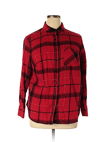 Ava & Viv Long Sleeve Button-Down Shirt (view 1)