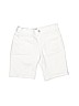 Old Navy Solid White Denim Shorts Size 12 - photo 1