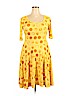 Lularoe Yellow Casual Dress Size 2X - photo 1