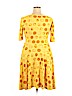 Lularoe Yellow Casual Dress Size 2X - photo 2