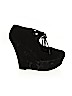 Charlotte Russe Black Wedges Size 8 - photo 1