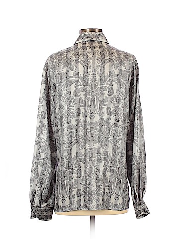 Escada by Margaretha Ley Long Sleeve Silk Top (view 2)