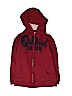 OshKosh B'gosh Graphic Red Zip Up Hoodie Size 10 - photo 1