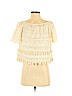Love Sam Ivory Short Sleeve Top Size S - photo 1