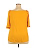 Notations 100% Polyester Yellow Short Sleeve Blouse Size XL - photo 2