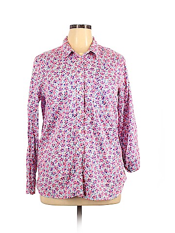 Gap 3/4 Sleeve Button-Down Shirt (view 1)