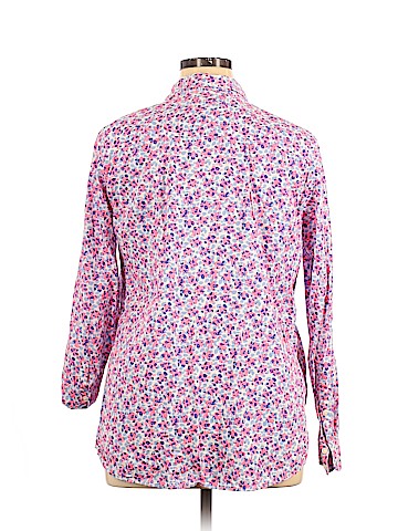 Gap 3/4 Sleeve Button-Down Shirt (view 2)