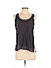 Chaiken 100% Silk Gray Sleeveless Silk Top Size 4 - photo 1