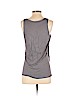Chaiken 100% Silk Gray Sleeveless Silk Top Size 4 - photo 2