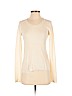 Elie Tahari 100% Merino Extra Fine Wool Ivory Long Sleeve Top Size S - photo 1