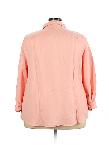 Ellos Long Sleeve Button-Down Shirt (view 2)