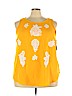 Victoria Beckham for Target 100% Polyester Yellow Sleeveless Blouse Size 3X - photo 1