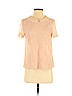 Forever 21 100% Polyester Tan Short Sleeve Blouse Size S - photo 1