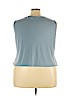 Valerie Stevens Gray Sleeveless Silk Top Size 3X - photo 2