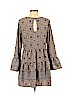 One Clothing 100% Polyester Tan Casual Dress Size M - photo 2