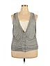 Miley Cyrus & Max Azria 100% Rayon Gray Cardigan Size XL - photo 1