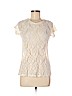 Lush Ivory Short Sleeve Top Size M - photo 1