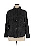 Chico's Design Black Long Sleeve Button-Down Shirt Size XL (3) - photo 1